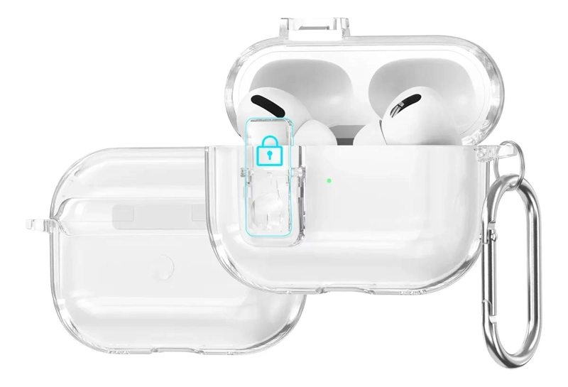 FUNDA TRANSPARENTE PROTECTORA PARA AIRPODS 4 - 1