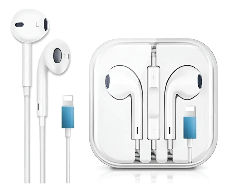 AUDIFONOS COMPATIBLES CON IPHONE 120CM CON MICROFONO - 1