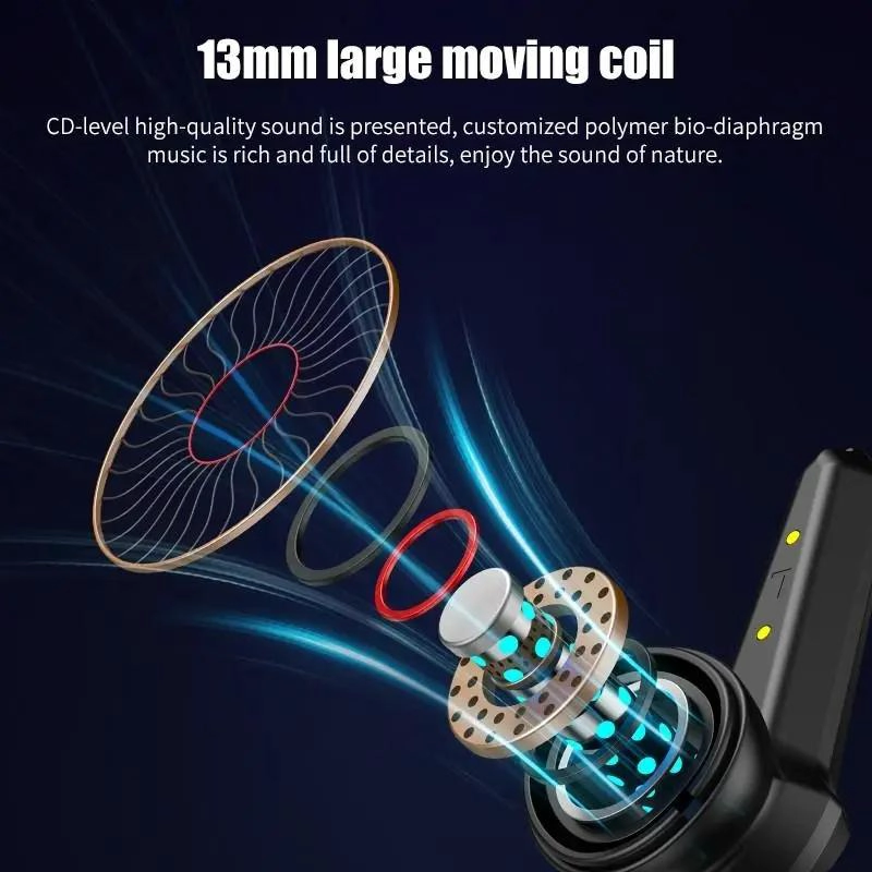 AUDIFONOS IN-EAR INALAMBRICOS BLUETOOTH 5.1 PARA GAMER - 5