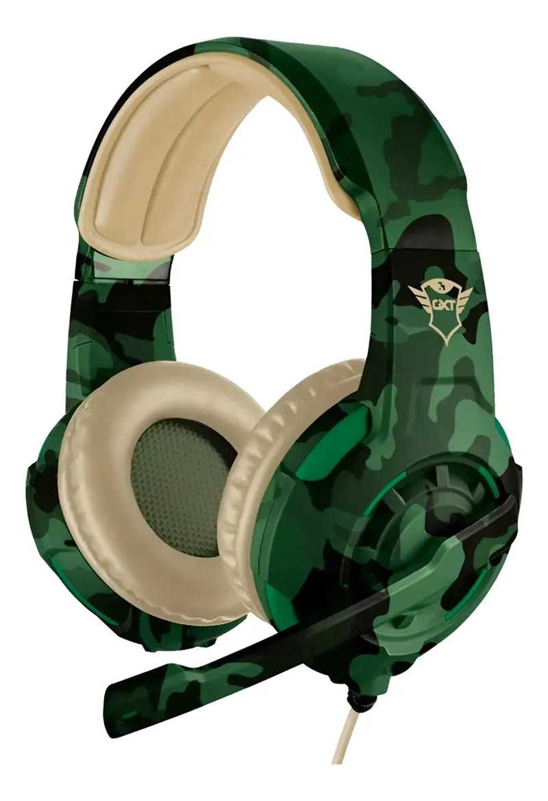 AUDIFONO GAMER CON MICROFONO RADIU JUNGLE CAMO - 1