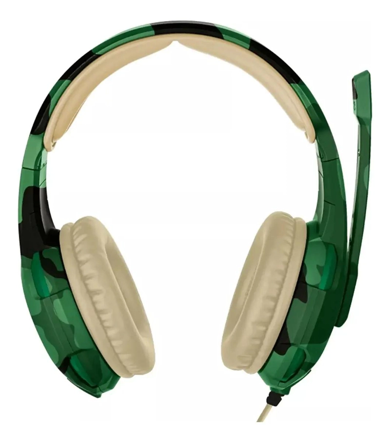 AUDIFONO GAMER CON MICROFONO RADIU JUNGLE CAMO - 3