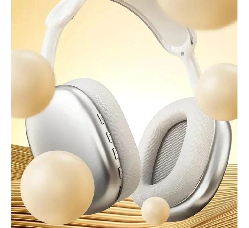 AURICULARES GAMER INALAMBRICOS BLUETOOTH P9 PLATEADO - 2
