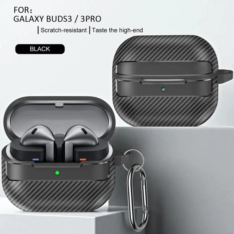FUNDA PROTECTORA PARA AURICULARES GALAXY BUDS 3 PRO CON C - 3