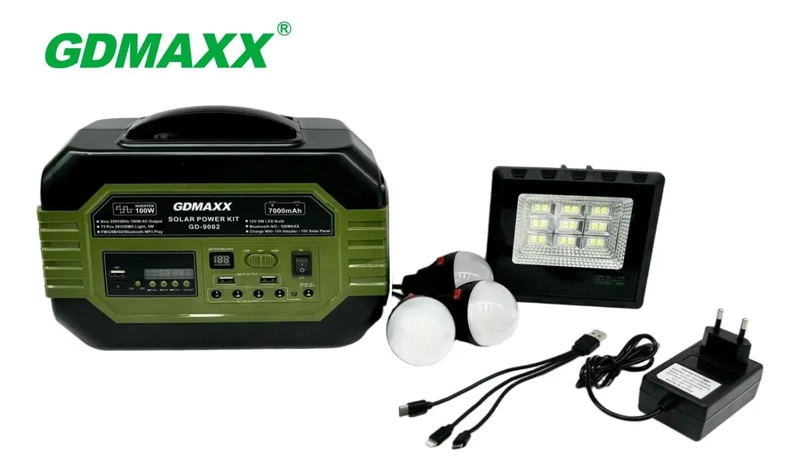 ESTACION DE ENERGIA SOLAR 100W CON ALTAVOZ INTEGRADO - 2