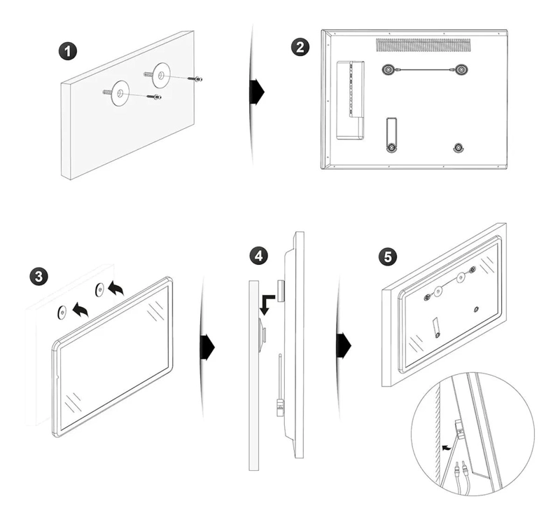 SOPORTE UNIVERSAL PARA TV LCD/LED HASTA 42 PULGADAS NEGRO - 3