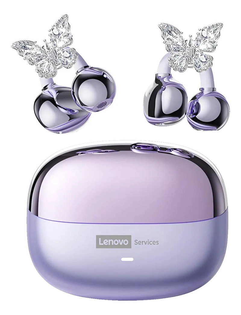 AURICULARES BLUETOOTH LENOVO LE302 COLOR VIOLETA - 1