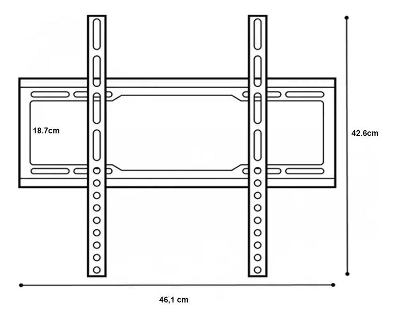 SOPORTE DE PARED PARA TV LED HASTA 55 PULGADAS - 3