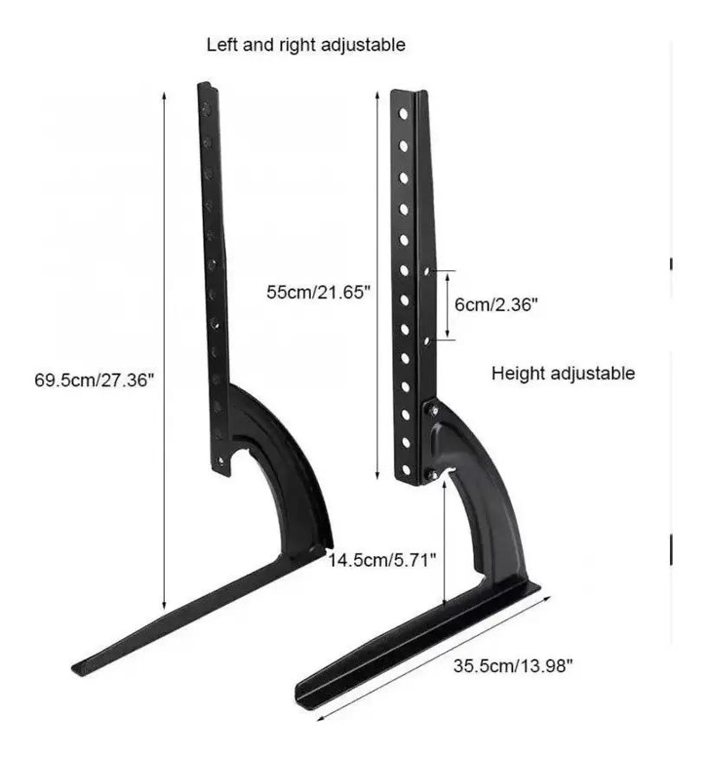SOPORTE BASE UNIVERSAL PARA TV DE 37 A 75 PULGADAS - 2