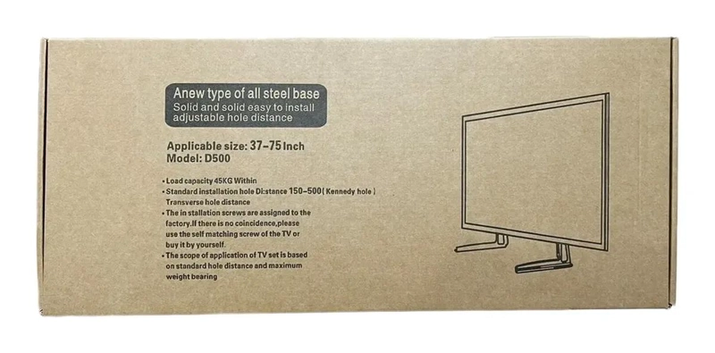 SOPORTE BASE UNIVERSAL PARA TV DE 37 A 75 PULGADAS - 5