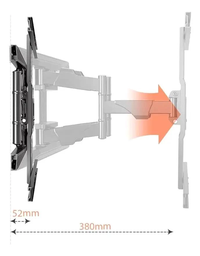 SOPORTE TV AJUSTABLE PARA PANTALLAS 45 A 75 PULGADAS - 3