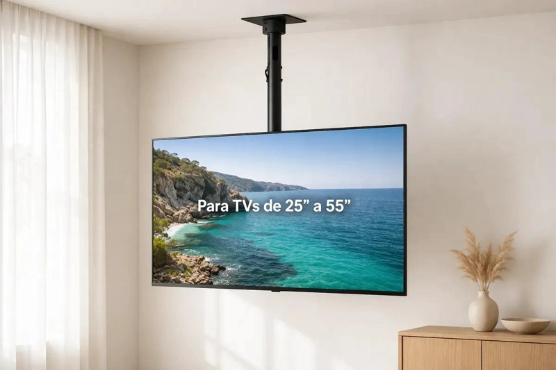 SOPORTE DE TECHO AJUSTABLE PARA TV 25 A 55 PULGADAS - 3