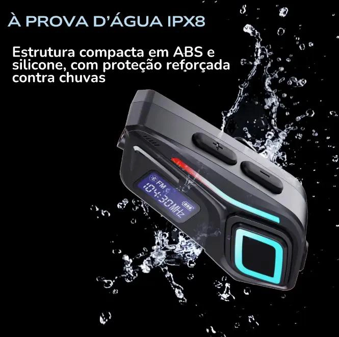AURICULARES BLUETOOTH PARA MOTO JALOMI K08 RESISTENTES AL - 2