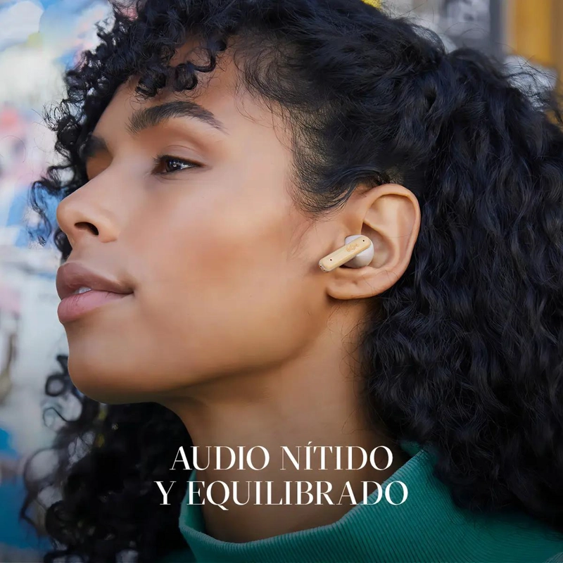 AUDIFONOS TRUE WIRELESS BLANCO CON SONIDO ESTE REO - 1