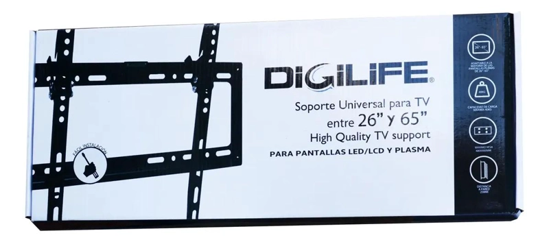 SOPORTE FIJO PARA TV LED DE 26 A 65 PULGADAS - 4