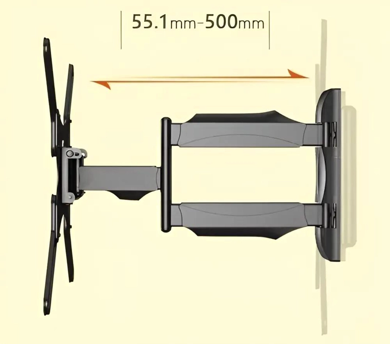 BRAZO SOPORTE PARED PARA MONITOR O TV 32 A 55 PULGADAS - 5