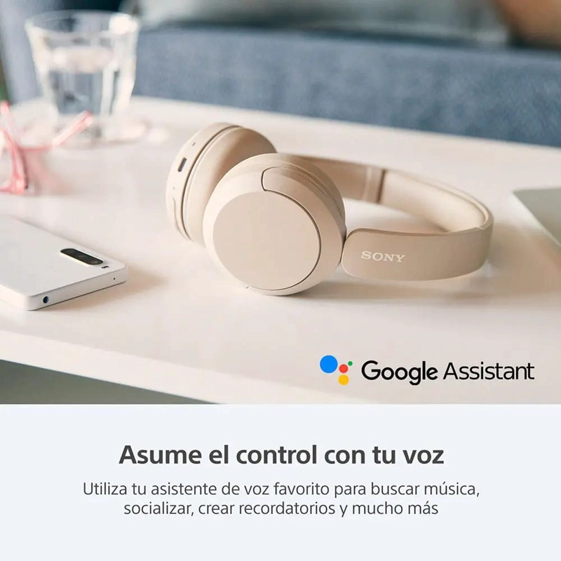 AUDIFONOS INALAMBRICOS CON MICROFONO Y BLUETOOTH AZUL - 4