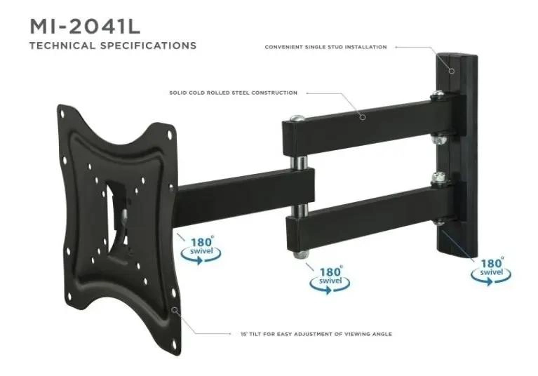 SOPORTE DE BRAZO PARA TV 14-42 PULGADAS HASTA 35KG - 5
