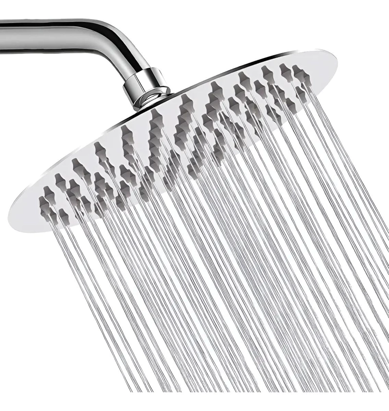CABEZAL DE DUCHA REDONDO ACERO INOXIDABLE 20 CM - 2