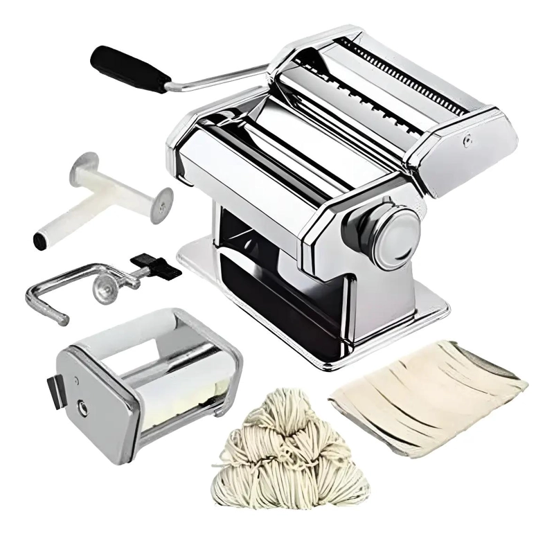 GENÉRICO MAQUINA PARA HACER PASTA CON AMASADOR Y MOLDE PARA RAVIOL