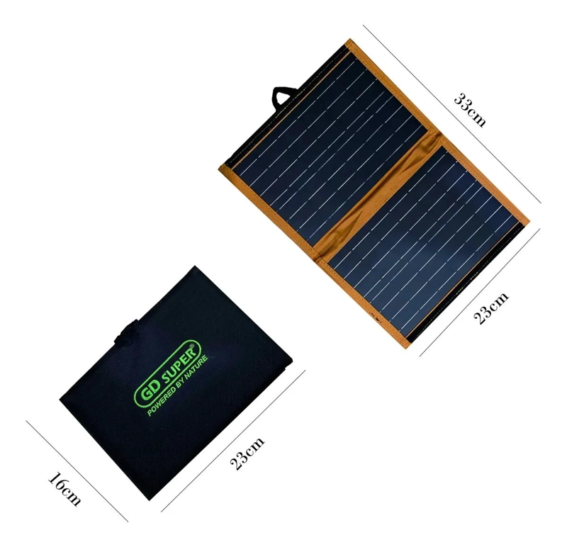PANEL SOLAR PORTATIL 10W CON 2 PUERTOS USB - 3