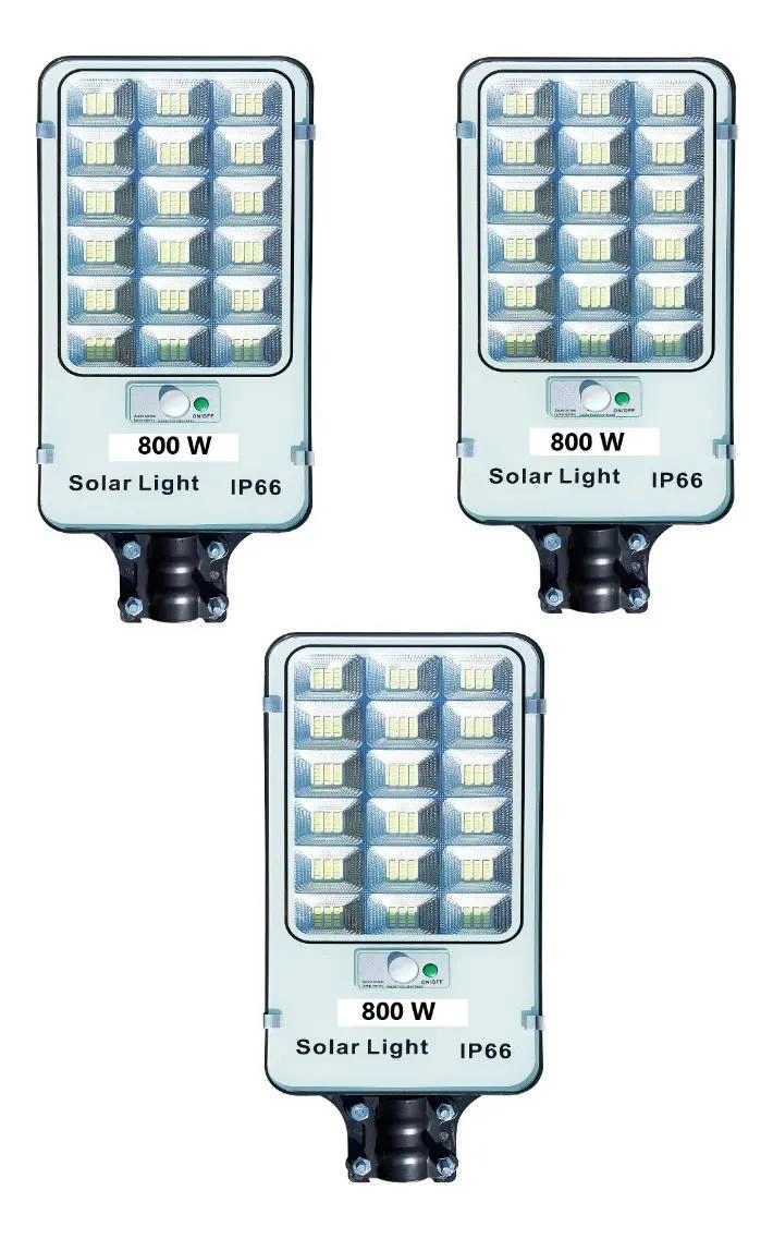 PACK 3 FOCOS LED PANEL SOLAR 800W EXTERIOR IP66 - 1