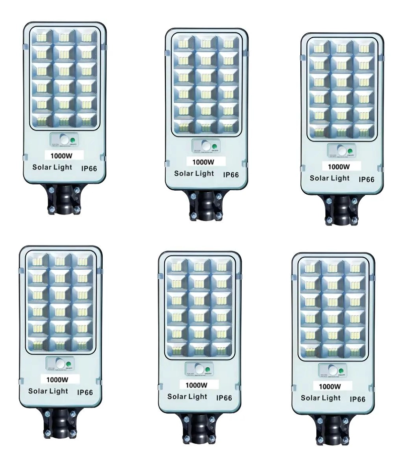 PACK 6 FOCOS LED PANEL SOLAR 1000W EXTERIOR IP66 - 1