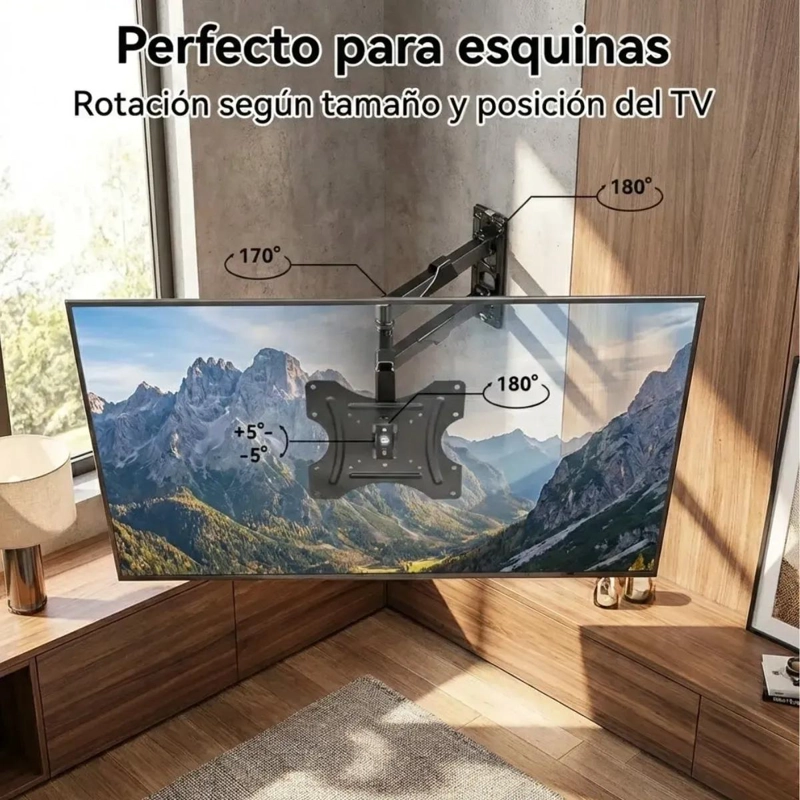 SOPORTE DE BRAZO PARA TV DE 17 A 42 PULGADAS - 5