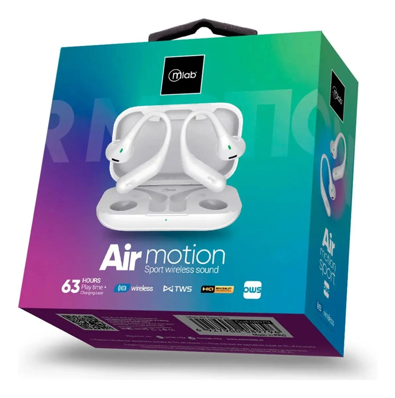 AUDIFONOS INALAMBRICOS BLUETOOTH AIR MOTION OWS BLANCO - 4
