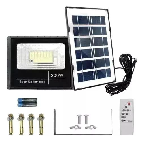 PACK 3 FOCOS REFLECTORES PANEL SOLAR 50W INTERIOR Y EXTER - 2
