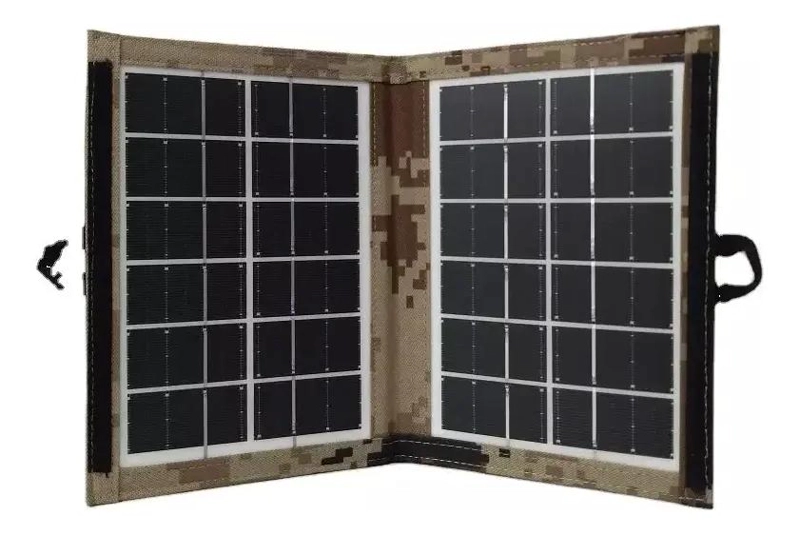 PANEL SOLAR PORTATIL 6V 7W PARA CARGA - 3