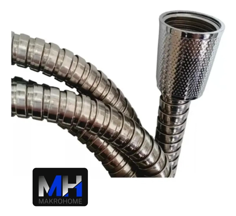 PLATO DE DUCHA CUADRADO CON BRAZO Y FLEXIBLE 1.85 M - 5
