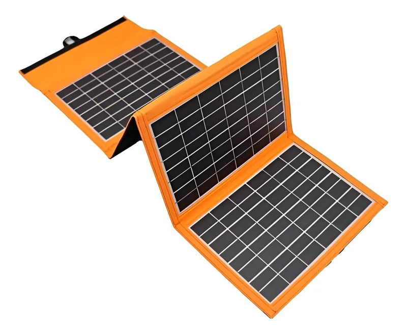 PANEL SOLAR PORTATIL 40W CON 2 PUERTOS USB - 1