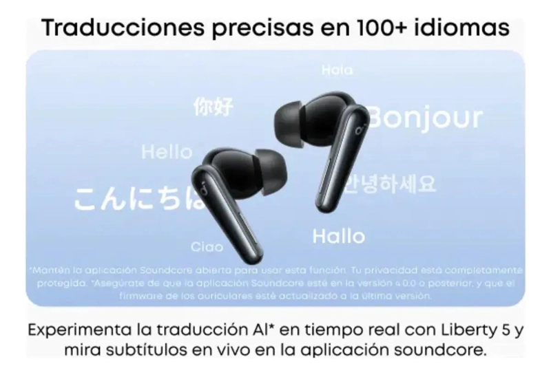 AUDIFONOS INALAMBRICOS TWS CON CANCELACION ACTIVA DE RU - 4
