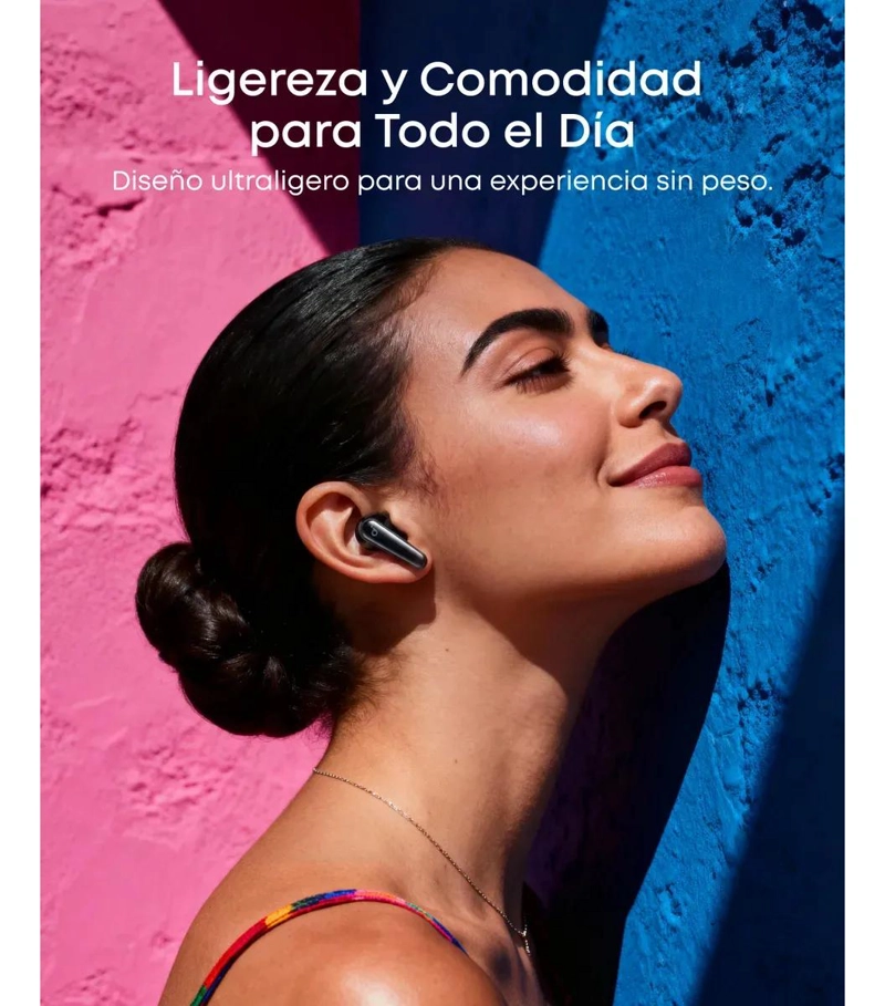 AUDIFONOS INALAMBRICOS TWS CON CANCELACION ACTIVA DE RU - 5