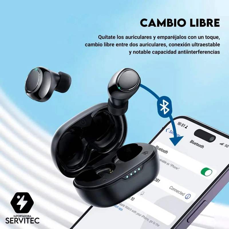 AUDIFONOS BLUETOOTH INALAMBRICOS CON MICROFONO - 4