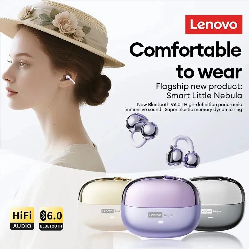 AURICULARES BLUETOOTH CON DISEÑO DE PENDIENTES COLOR DORA - 4