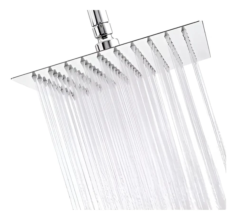 CABEZAL DE DUCHA CUADRADO 25 CM ACERO INOXIDABLE - 4