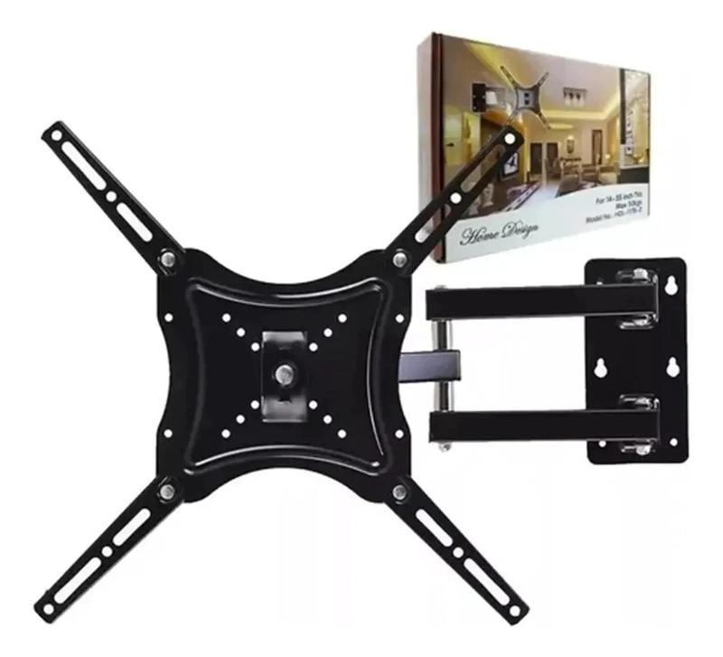 SOPORTE TV BRAZO RETRACTIL ARTICULADO 14-55 PULGADAS 50KG - 1