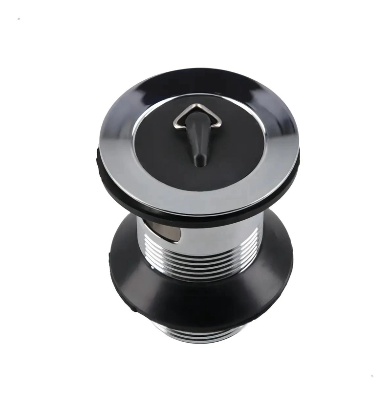 DESAGÜE PARA LAVAMANOS ACERO INOXIDABLE CON TAPON 1 1/4'' - 2