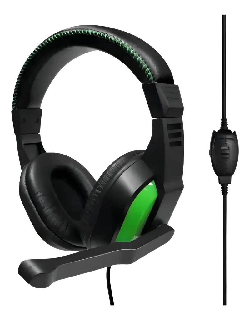 AUDIFONOS GAMER CON MICROFONO Y CONEXION USB - 1