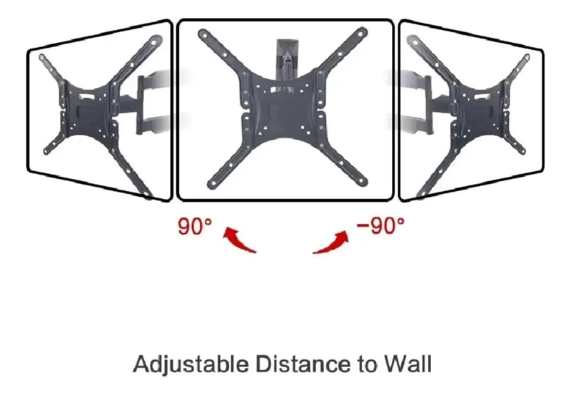 GENÉRICO SOPORTE DE PARED PARA TV AJUSTABLE 32 A 55 PULGADAS