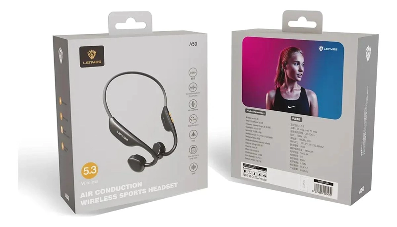 AUDIFONOS DE CONDUCCION OSEA BLUETOOTH 5.3 IPX6 - 2