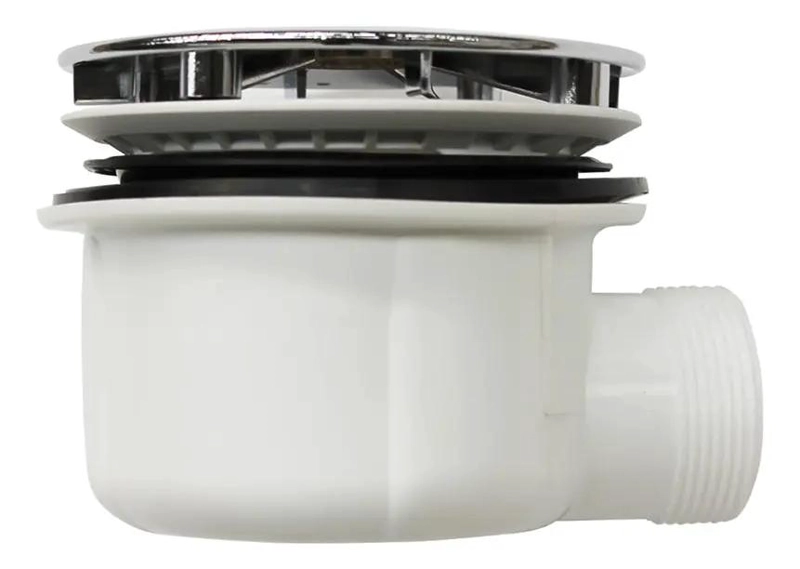 DESAGÜE CIRCULAR ACRILICO CON SIFON PARA RECEPTACULO - 1