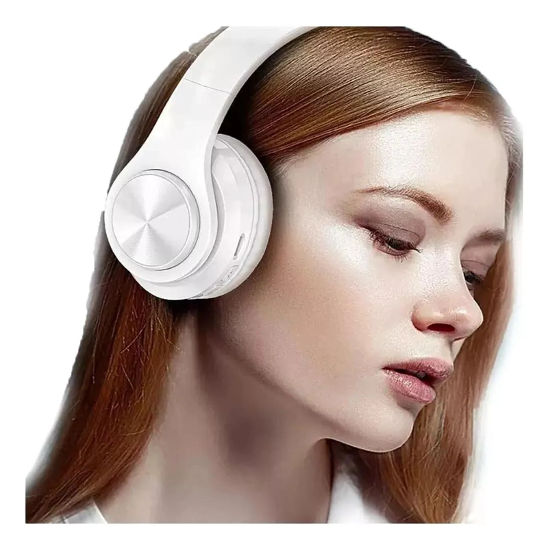 AUDIFONOS INALAMBRICOS BLUETOOTH COLOR BLANCO - 4