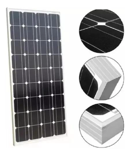 PANEL SOLAR MONOCRISTALINO 12V 100W PARA ENERGIA - 2