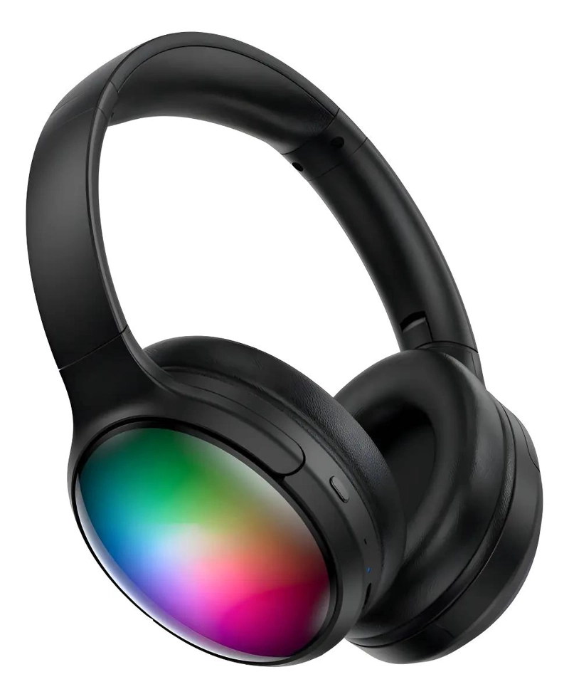 AUDIFONO GAMER BLUETOOTH B3 RGB NEGRO BAJA LATENCIA - 1