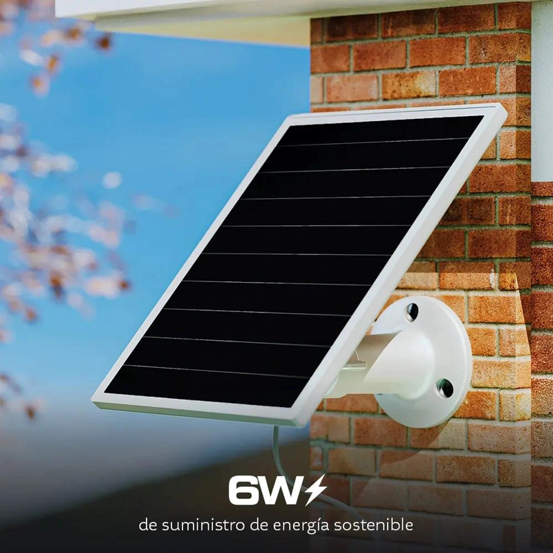 PANEL SOLAR UNIVERSAL 6W IP66 BLANCO 5V - 4
