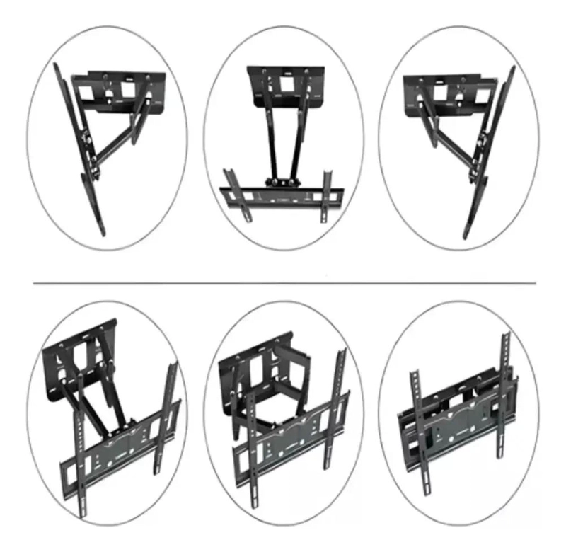 SOPORTE ARTICULADO DOBLE BRAZOS PARA TV 26-55' - 3