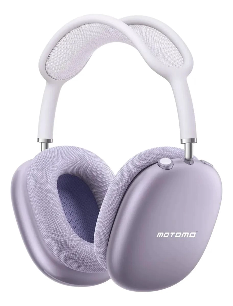 AUDIFONO INALAMBRICO BLUETOOTH ACOLCHADO COLOR LILA - 1