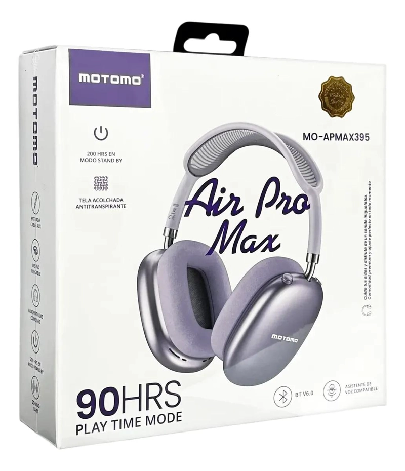 AUDIFONO INALAMBRICO BLUETOOTH ACOLCHADO COLOR LILA - 4